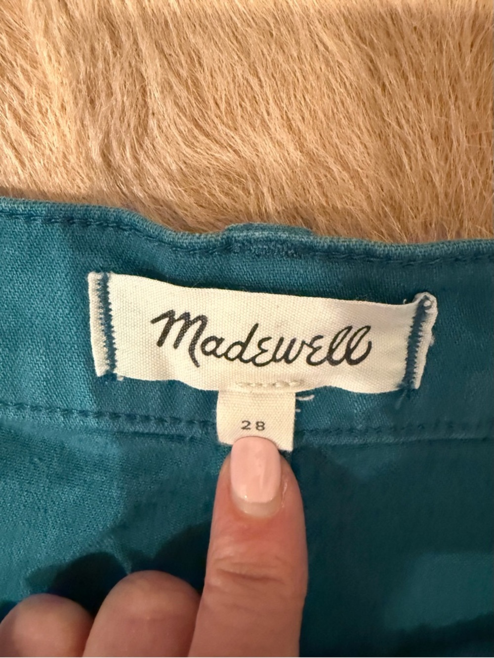 Madewell Emmett 2.0 wide leg crop in coastal sea - Picture 6 of 8